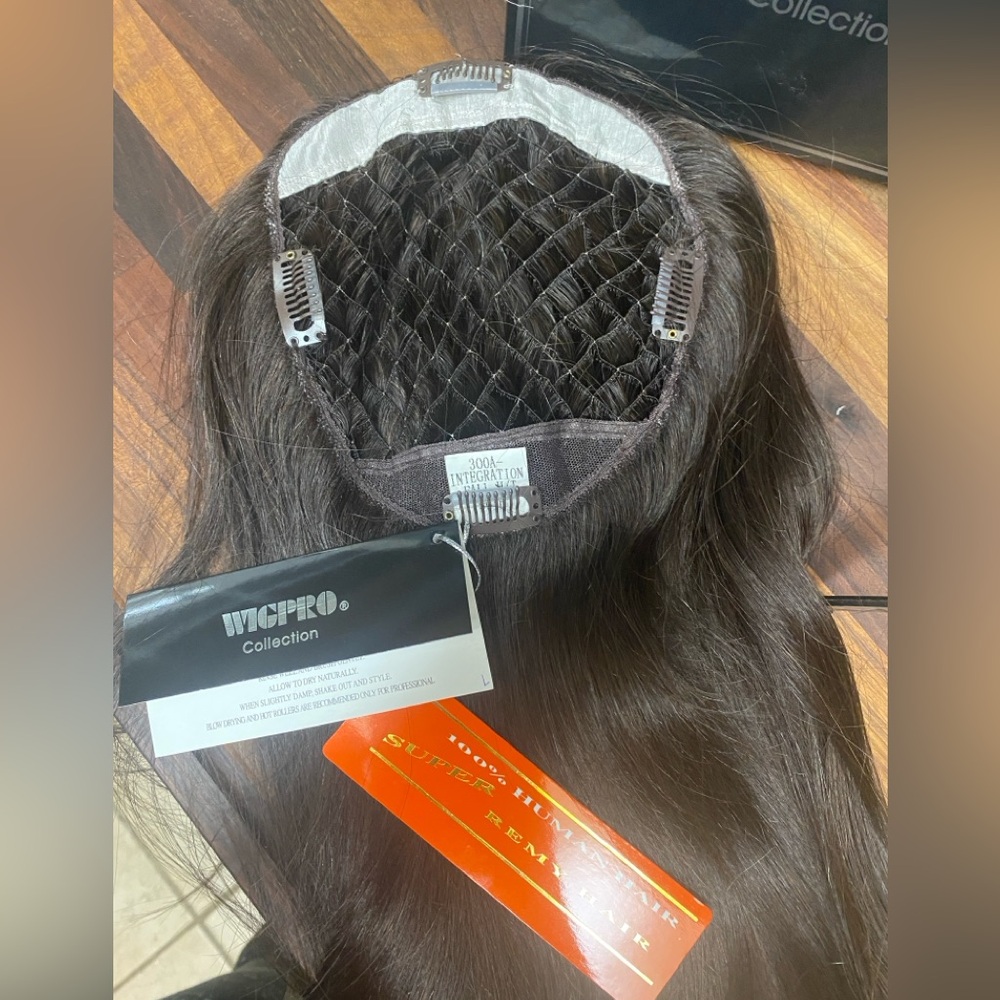 Hair Integration Fall Topper by WIGPRO 300A - Hand Tied Human Hair - Picture 5 of 8